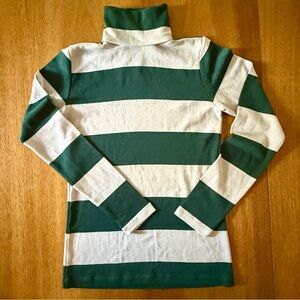 Swedish designer, Filippa K - 100% Merino turtleneck sweater - Green & Grey